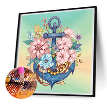 Load image into Gallery viewer, Diamond Painting - Partial Special Shaped - Anchor bouquet (30*30CM)
