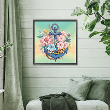 Load image into Gallery viewer, Diamond Painting - Partial Special Shaped - Anchor bouquet (30*30CM)

