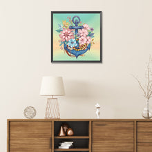 Load image into Gallery viewer, Diamond Painting - Partial Special Shaped - Anchor bouquet (30*30CM)
