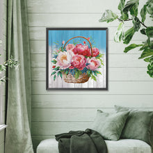 Load image into Gallery viewer, Diamond Painting - Partial Special Shaped - Flower basket bouquet (30*30CM)
