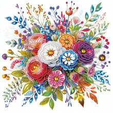 Load image into Gallery viewer, Diamond Painting - Partial Special Shaped - Bouquet (30*30CM)
