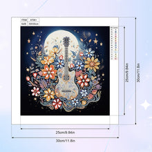Load image into Gallery viewer, Diamond Painting - Partial Special Shaped - Guitar bouquet (30*30CM)
