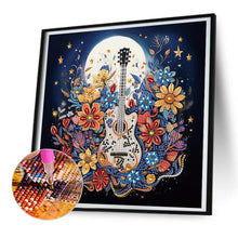 Load image into Gallery viewer, Diamond Painting - Partial Special Shaped - Guitar bouquet (30*30CM)
