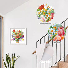 Load image into Gallery viewer, Diamond Painting - Partial Special Shaped - Vase bouquet (30*30CM)
