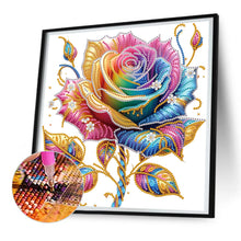 Load image into Gallery viewer, Diamond Painting - Partial Special Shaped - Rose (30*30CM)
