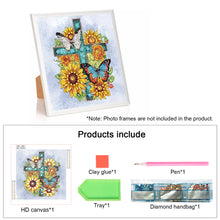 Load image into Gallery viewer, Diamond Painting - Partial Special Shaped - Cross (30*30CM)
