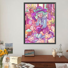 Load image into Gallery viewer, Diamond Painting - Full Round - Magic Girl (40*50CM)
