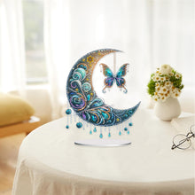 Load image into Gallery viewer, Acrylic Special Shape Butterfly Desktop Diamond Art Kits for Home Office Decor

