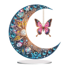 Load image into Gallery viewer, Acrylic Special Shape Butterfly Desktop Diamond Art Kits for Home Office Decor
