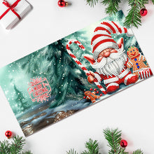 Load image into Gallery viewer, 12Pcs Christmas Santa Claus Special Shape Diamond Panting Greeting Card
