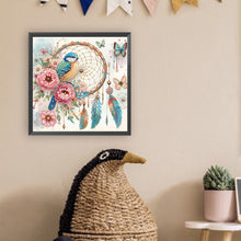 Load image into Gallery viewer, Diamond Painting - Partial Special Shaped - Dream Catcher and Birds (30*30CM)
