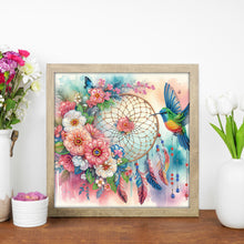Load image into Gallery viewer, Diamond Painting - Partial Special Shaped - Dream Catcher and Birds (30*30CM)
