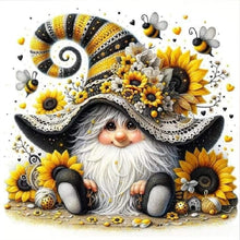 Load image into Gallery viewer, Diamond Painting - Full Round - Sunflower gnome (30*30CM)
