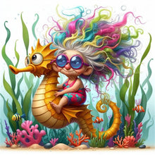 Load image into Gallery viewer, Diamond Painting - Full Round - Funny grandma (30*30CM)

