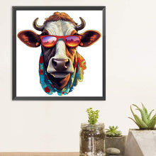 Load image into Gallery viewer, Diamond Painting - Full Round - Cow (30*30CM)
