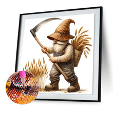 Load image into Gallery viewer, Diamond Painting - Full Round - Farmer gnome (30*30CM)

