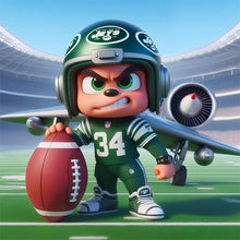 Load image into Gallery viewer, Diamond Painting - Full Round - Jets football player (30*30CM)
