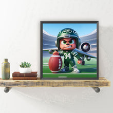 Load image into Gallery viewer, Diamond Painting - Full Round - Jets football player (30*30CM)
