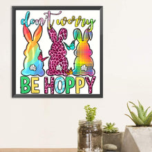 Load image into Gallery viewer, Diamond Painting - Full Round - Happy rabbit (30*30CM)
