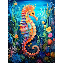 Load image into Gallery viewer, 4pcs Round Diamond Painting Set - Ocean animals (30*40CM)
