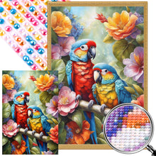Load image into Gallery viewer, AB Diamond Painting - Full Round - Colorful parrot (40*60CM)
