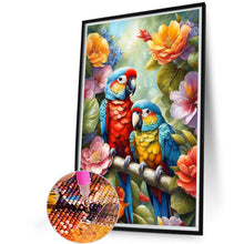 Load image into Gallery viewer, AB Diamond Painting - Full Round - Colorful parrot (40*60CM)
