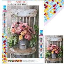 Load image into Gallery viewer, Diamond Painting - Full Square - Bouquet on the chair (20*30CM)
