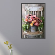 Load image into Gallery viewer, Diamond Painting - Full Square - Bouquet on the chair (20*30CM)
