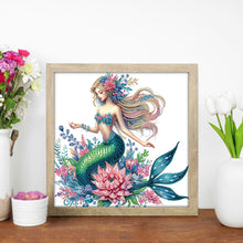 Load image into Gallery viewer, Diamond Painting - Partial Special Shaped - Mermaid (30*30CM)
