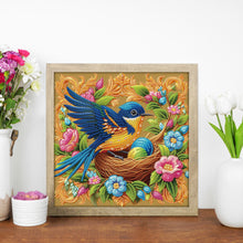 Load image into Gallery viewer, Diamond Painting - Partial Special Shaped - Bird and Flowers (30*30CM)

