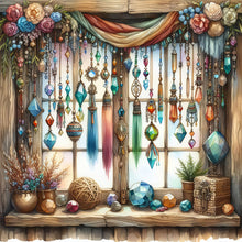 Load image into Gallery viewer, Diamond Painting - Full Square - Bohemian windowsill (30*30CM)
