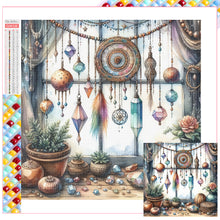 Load image into Gallery viewer, Diamond Painting - Full Square - Bohemian windowsill (30*30CM)
