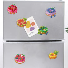 Load image into Gallery viewer, 6Pcs Acrylic Special Shape Cake Ice Cream Fridge Stickers for Fridge Whiteboards

