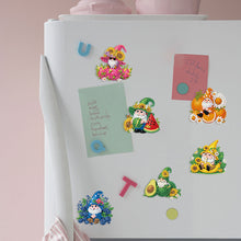 Load image into Gallery viewer, 6Pcs Acrylic Special Shape Cake Ice Cream Fridge Stickers for Fridge Whiteboards
