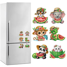 Load image into Gallery viewer, 6Pcs Acrylic Special Shape Cake Ice Cream Fridge Stickers for Fridge Whiteboards
