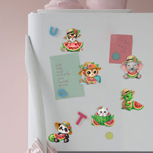 Load image into Gallery viewer, 6Pcs Acrylic Special Shape Cake Ice Cream Fridge Stickers for Fridge Whiteboards
