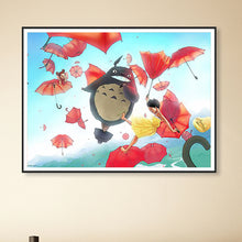 Load image into Gallery viewer, Diamond Painting - Full Round - Totoro taking off (50*40CM)
