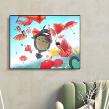 Load image into Gallery viewer, Diamond Painting - Full Round - Totoro taking off (50*40CM)
