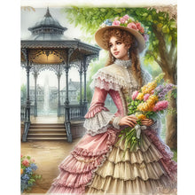 Load image into Gallery viewer, Diamond Painting - Full Round - Victorian lady (40*50CM)
