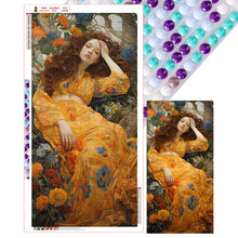 Load image into Gallery viewer, Diamond Painting - Full Round - Sleeping flower girl (40*80CM)
