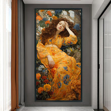 Load image into Gallery viewer, Diamond Painting - Full Round - Sleeping flower girl (40*80CM)

