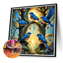 Load image into Gallery viewer, Diamond Painting - Full Round - Bluebird on a branch (40*40CM)
