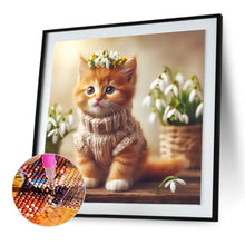 Load image into Gallery viewer, Diamond Painting - Full Round - Kitten (30*30CM)
