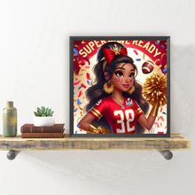 Load image into Gallery viewer, Diamond Painting - Full Round - Cheerleader girl (30*30CM)
