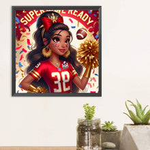 Load image into Gallery viewer, Diamond Painting - Full Round - Cheerleader girl (30*30CM)
