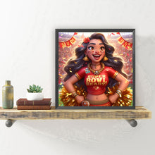 Load image into Gallery viewer, Diamond Painting - Full Round - Cheerleader girl (30*30CM)
