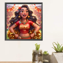 Load image into Gallery viewer, Diamond Painting - Full Round - Cheerleader girl (30*30CM)
