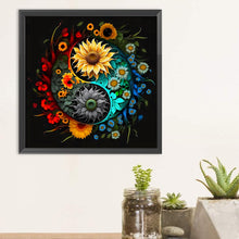 Load image into Gallery viewer, Diamond Painting - Full Round - Tai Chi Flowers (30*30CM)
