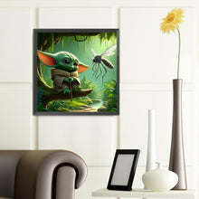 Load image into Gallery viewer, Diamond Painting - Full Round - Baby Yoda (40*40CM)
