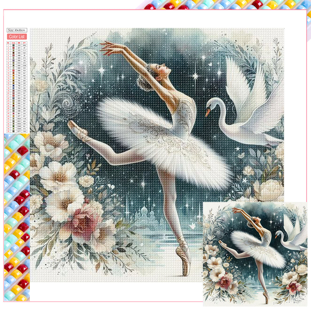 Diamond Painting - Full Square - Ballet girl (30*30CM)